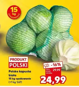 Kaufland Kapusta biała polska Kaufland oferta