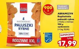 Kaufland Paluszki rybne Kapitańskie Abramczyk z fileta z mintaja oferta