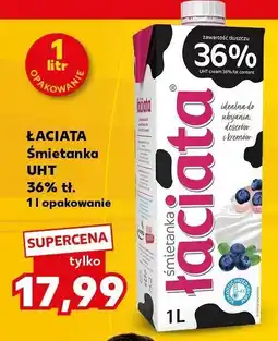 Kaufland Śmietanka UHT 36% 1 l Łaciata oferta