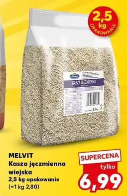 Kaufland Kasza jęczmienna wiejska 2,5 kg Melvit oferta