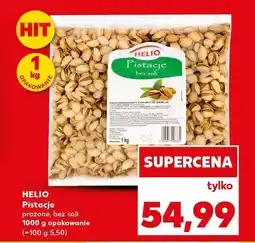 Kaufland Pistacje prażone, bez soli Helio oferta