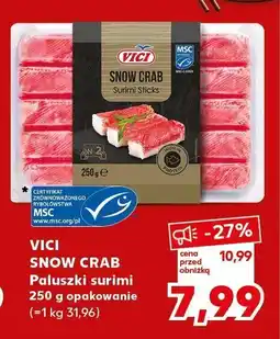 Kaufland Paluszki surimi Vici snow crab oferta