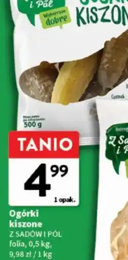 Intermarche Ogórki kiszone oferta