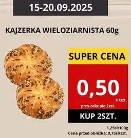 Supeco Bułka kajzerka wieloziarnista 60g Supeco oferta