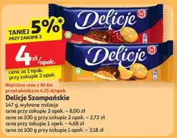 Auchan Ciastka Delicje Szampańskie oferta