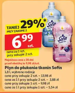 Auchan Płyn do płukania tkanin Sofin oferta