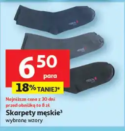 Auchan Skarpety męskie oferta