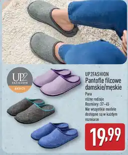 ALDI UP2FASHION Pantofle filcowe damskie/męskie oferta
