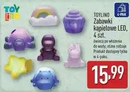 ALDI TOYLINO 4-PAK Zabawki kąpielowe LED oferta