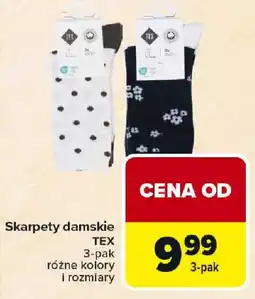 Carrefour Skarpety damskie TEX oferta