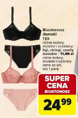 Carrefour Biustonosz damski TEX oferta