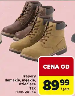Carrefour Trapery damskie, męskie, dziecięce TEX oferta