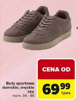 Carrefour Buty sportowe damskie, męskie TEX oferta