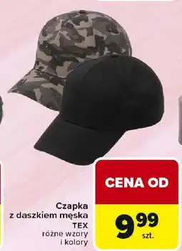 Carrefour Czapka z daszkiem męska TEX oferta
