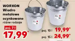 Kaufland WORXON Wiadro metalowe ocynkowane oferta