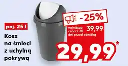 Kaufland Kosz na śmieci z uchylną pokrywą oferta