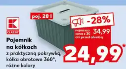 Kaufland Pojemnik na kółkach oferta