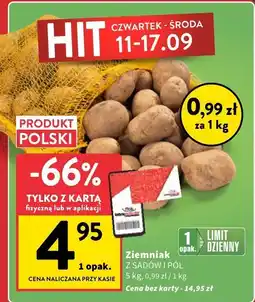 Intermarche Ziemniaki 1 opak., 5 kg Intermarche oferta