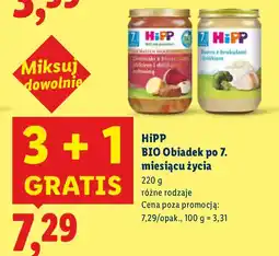 Lidl Obiadek po 7. miesiącu życia HiPP BIO oferta
