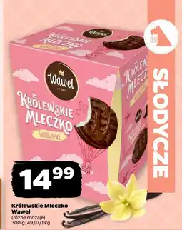 Netto Herbatniki Królewskie Mleczko Wawel różne rodzaje oferta
