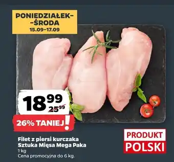 Netto Filet z piersi kurczaka Sztuka Mięsa Mega Paka oferta