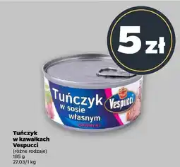 Netto Tuńczyk w kawałkach różne rodzaje Vespucci oferta