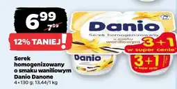 Netto Serek homogenizowany o smaku waniliowym Danio Danone oferta