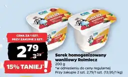 Netto Serek homogenizowany waniliowy Rolmlecz oferta