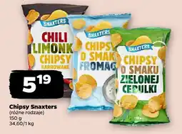 Netto Chipsy Snaxters różne rodzaje oferta