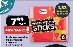 Netto Lody Watermelon Sticks Gelato Classico oferta
