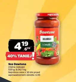 Netto Sos Dawtona różne rodzaje oferta