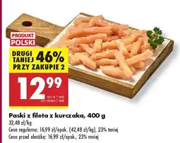 Biedronka Paski z fileta z kurczaka Kraina Mięs oferta