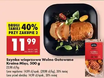Biedronka Szynka wieprzowa Wolno Gotowane Kraina Mięs oferta