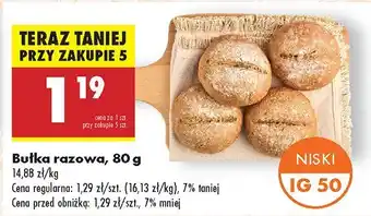 Biedronka Bułka razowa Biedronka oferta