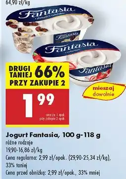 Biedronka Jogurt Fantasia różne rodzaje oferta