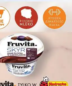 Biedronka Skyr Fruvita śliwka w czekoladzie oferta