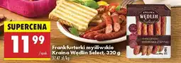 Biedronka Frankfurterki myśliwskie Kraina Wędlin Select oferta