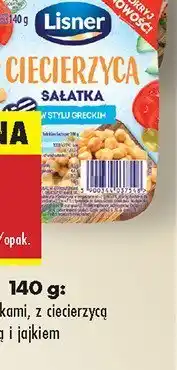 Biedronka Sałatka Lisner z ciecierzycą w stylu greckim oferta
