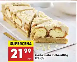 Biedronka Ciasto biała trufla Biedronka oferta
