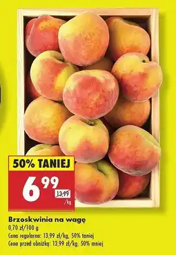 Biedronka Brzoskwinia na wagę Biedronka oferta