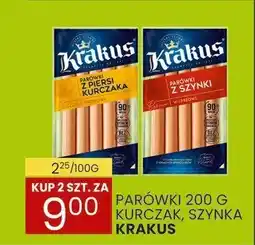 Wafelek Parówki kurczak, szynka Krakus Kratus oferta