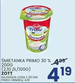 Wafelek Śmietanka primo 30% Zott oferta