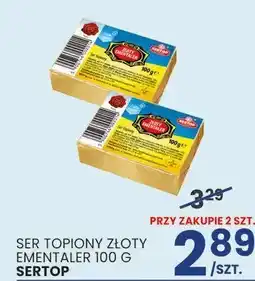 Wafelek Ser topiony złoty ementaler 100g Sertop oferta