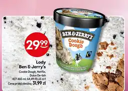 Żabka Lody Ben & Jerry's Cookie Dough, Netflix, Dulce De-lish oferta