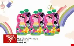 Wafelek Mus owocowy różne smaki Nutricia oferta
