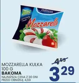 Wafelek Ser mozzarella kulka Bakoma oferta