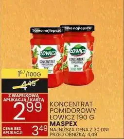 Wafelek Koncentrat pomidorowy Maspex oferta