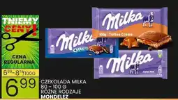 Wafelek Czekolada różne rodzaje Milka oferta