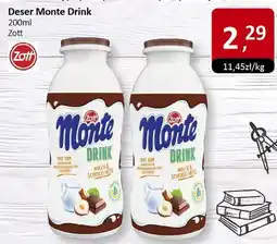 Market Point Deser Monte Drink Zott oferta