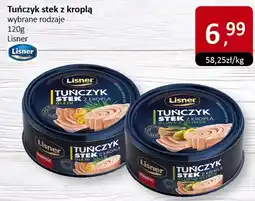 Market Point Tuńczyk stek z kroplą wybrane rodzaje Lisner oferta